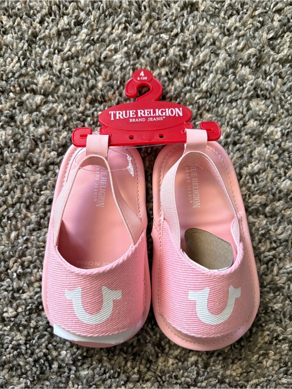 True Religion Pink Baby Slip-On Canvas Shoes